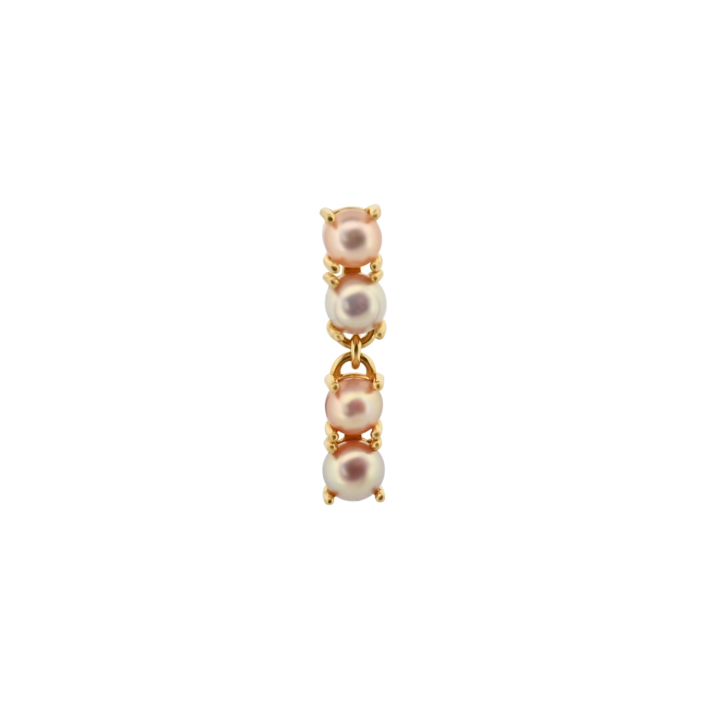 14k Natural Pearl Reflection Earrings