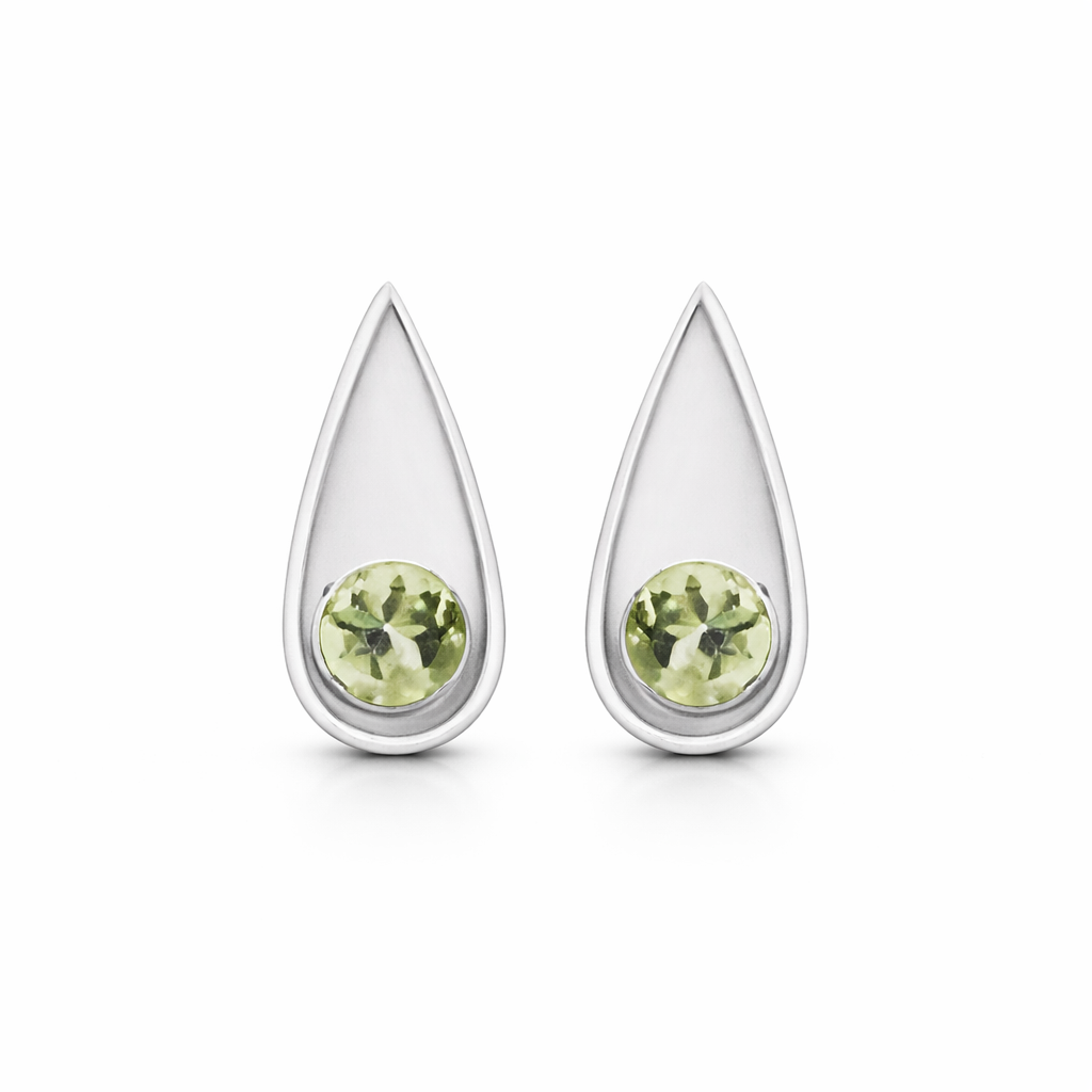 Teardrop Studs with Tashmarine