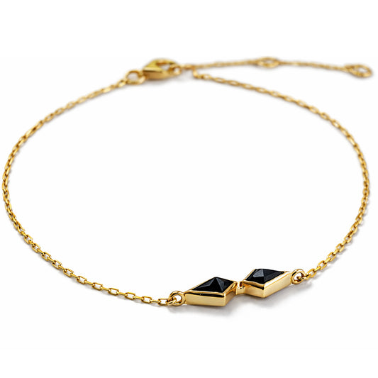 Memento Bracelet with Black Spinel