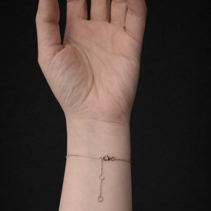 Memento Bracelet with Black Spinel