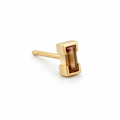 Baguette Stud with Andalusite