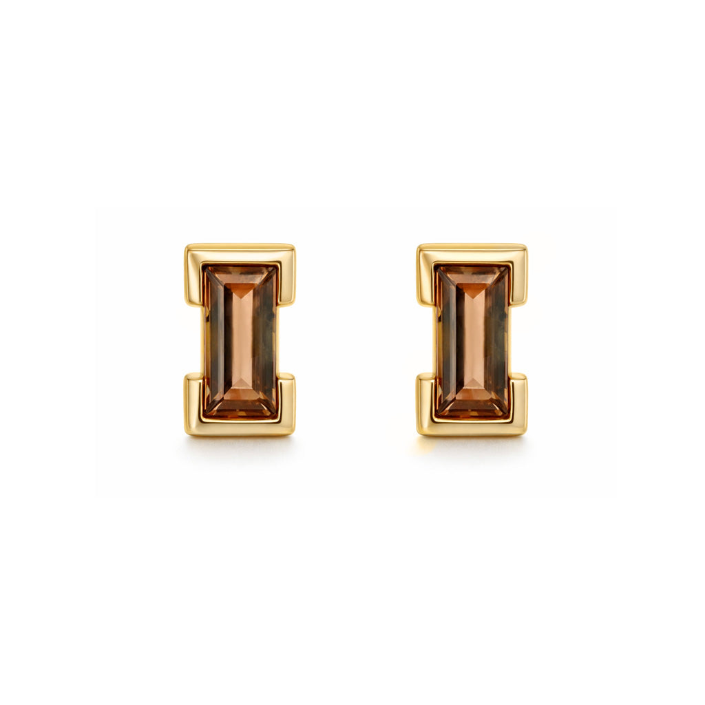 Baguette Stud with Andalusite