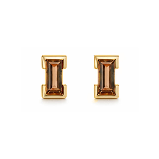 Baguette Stud with Andalusite