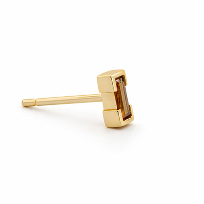 Baguette Stud with Andalusite