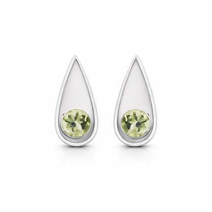Teardrop Studs with Tashmarine