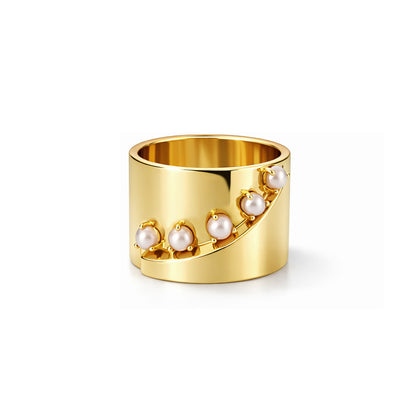 Cadence Ring with Pearls