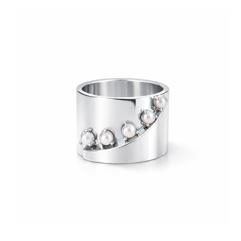 Cadence Ring with Pearls
