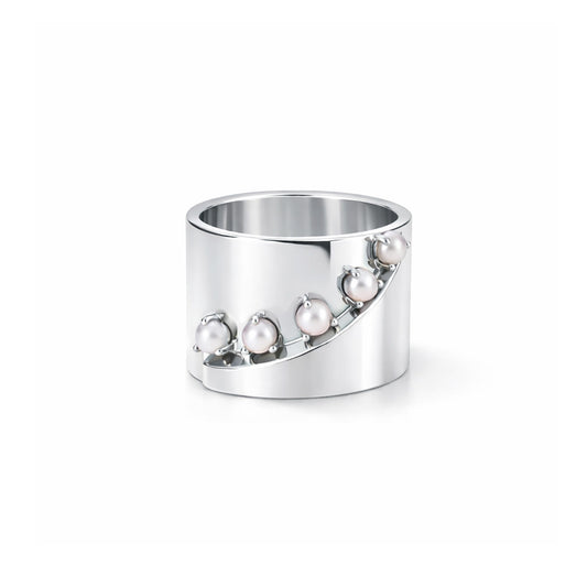 Cadence Ring with Pearls