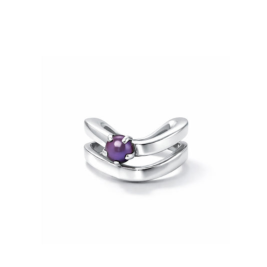 Forma Ring with Peacock Pearl